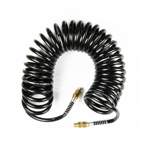 JFLEX 10mm x 7.5m Polyurethane Recoil Air Hose with Anti-Kink Wire Sheath