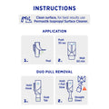 Permastik Extra Large Utility Hooks - 2 Pack White Plastic Self-Adhesive