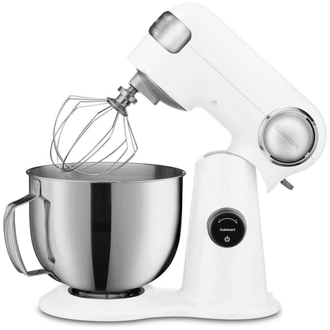 Cuisinart Precision Pro Digital Planetary Stand Mixer - 1000W, White, Stainless Steel Bowl - SMD-50XA