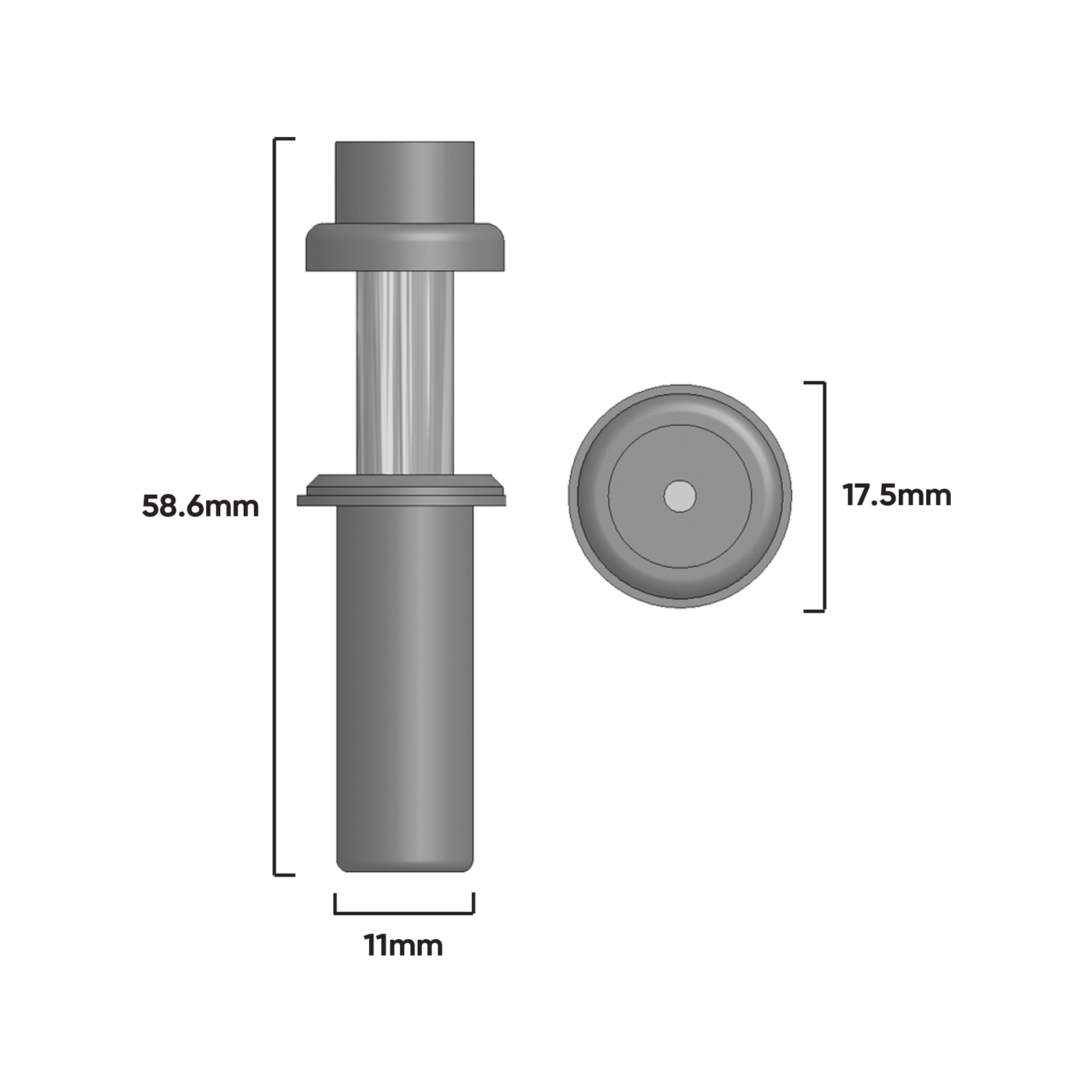 Rolltrak Bifold Door Top Pivot Insert