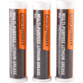 Craftright Mini Grease Cartridge 3 Pack, NLGI 2 Lithium, 85g Each