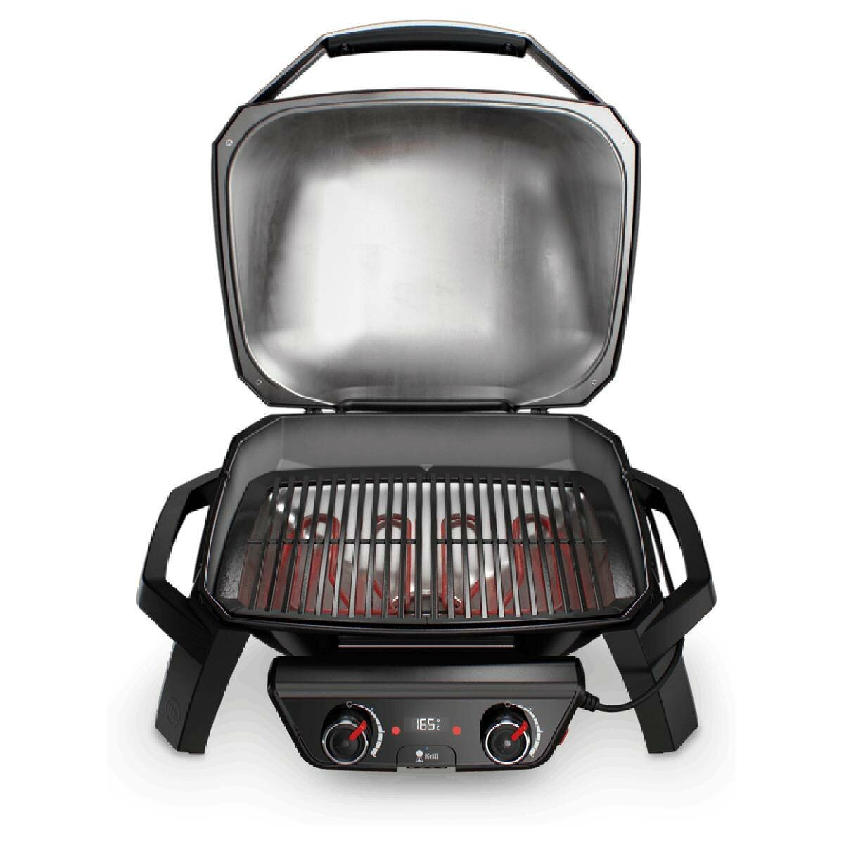Weber Pulse 2 Burner Electric BBQ - iGrill Technology - Cast Iron Grills - Digital Thermometer - 82010024