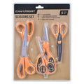 Craftright 5 Piece Scissors Set - 214mm, 215mm, 155mm, 138mm - Sharp Cutting - SuperSaverAU - view 2