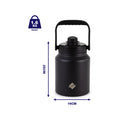 OZtrail 2.5L 18/8 Stainless Steel Insulated Drink Jug Matte Charcoal
