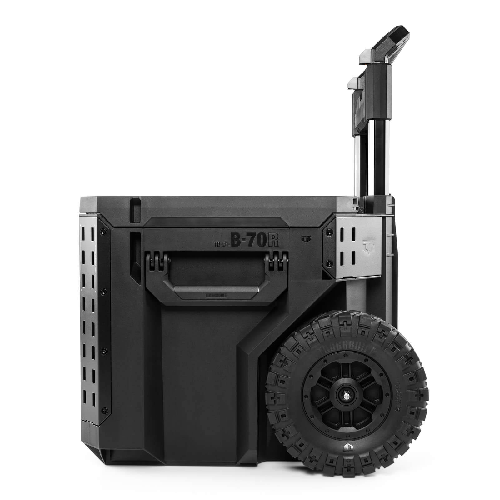 ToughBuilt StackTech Rolling Tool Box - Telescoping Handle & All-Terrain Wheels