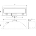 Smeg 90cm Matte Black Undermount Rangehood - AutoVent 2.0, 697m³/h, Touch Controls - KSGAU9P4MB