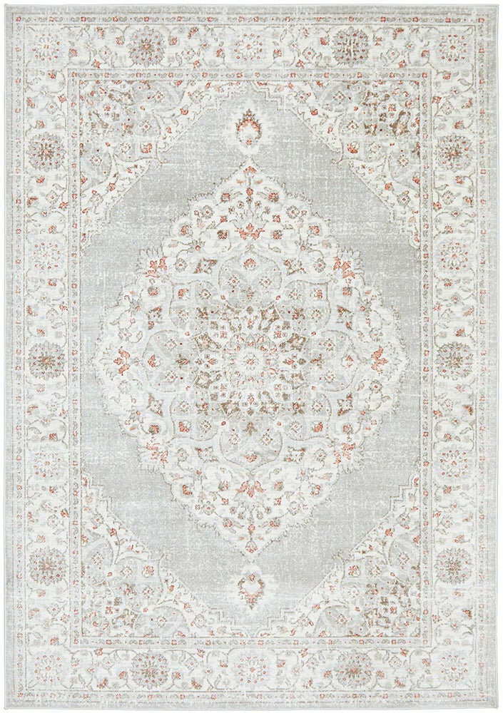 Rug Culture Emotion Large Rug 290x200cm - Multi-coloured Power Loomed Polyester - Jute Weft - EMO77ROSE290X200