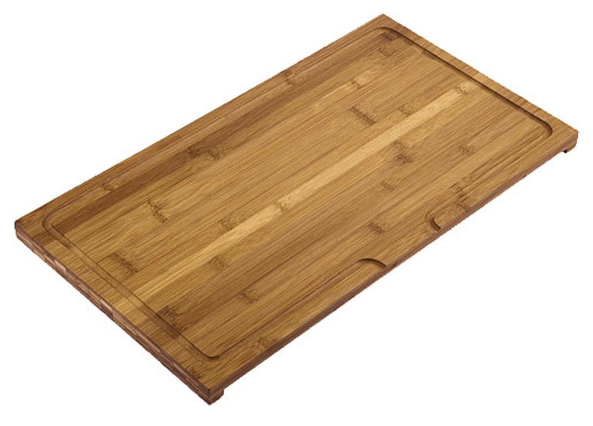 Abey Sliding Bamboo Cutting Board - Natural Timber - Fits Select Barazza, Schock and Zenith Sinks - SLCB