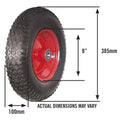 Sherlock Wheelbarrow Wheel 4.80/4.00-8 Steel Rim Heavy Duty Tread - SuperSaverAU - view 3
