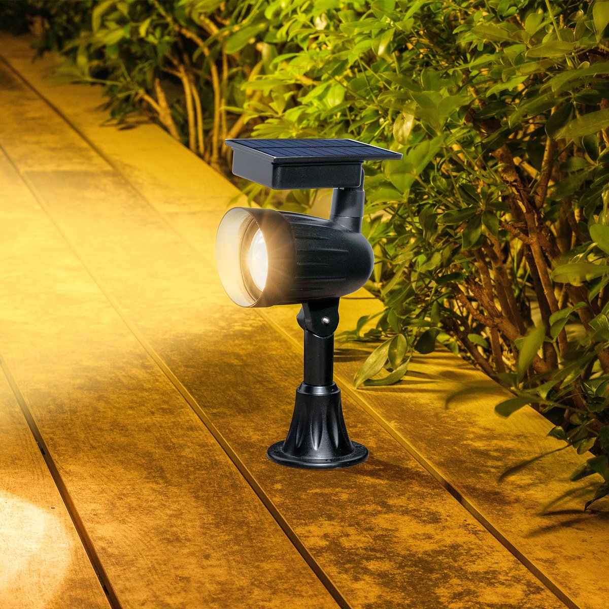 Luxzone 35cm Aluminium LED Solar Pathway Light - 60 Lumens - Weatherproof - SuperSaverAU - view 5