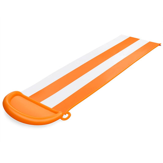 h2ogo Double Water Slide - 4.88m - Orange - Double-Lane - Splash Pool