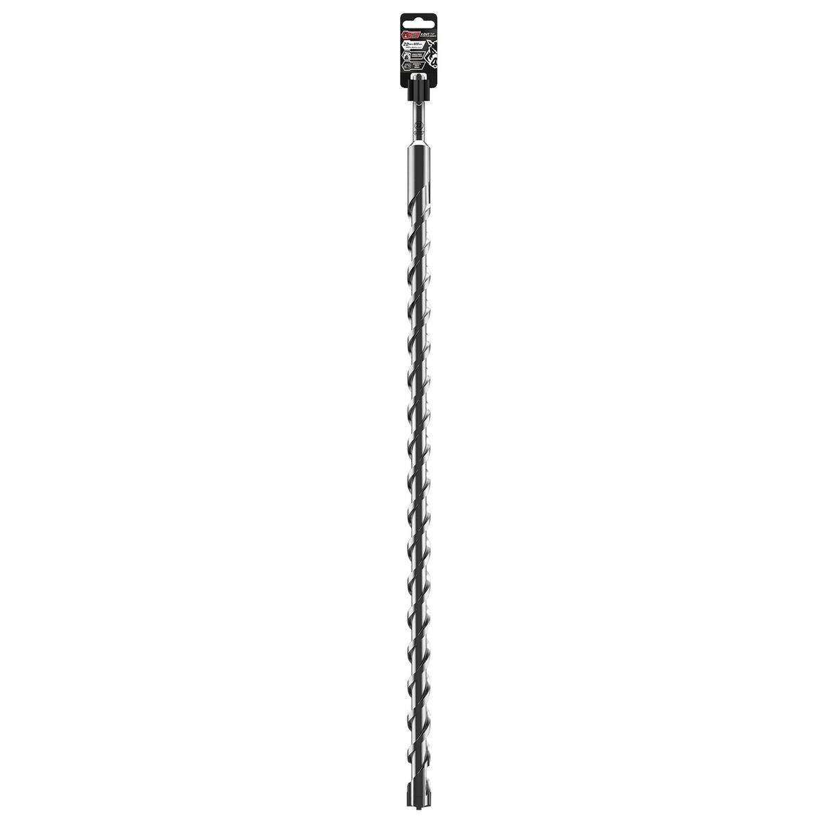 Full Boar 4 Cut Tip Drill Bit - 22mm x 600mm - Carbide - Concrete Use - SuperSaverAU - view 1