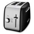 KitchenAid Classic 2 Slice Toaster - Onyx Black, 5 Shade Settings, All Metal Construction - 5KMT2115AOB