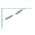 Carinya 400 x 250mm Zinc Plated Heavy Duty Twisted Stay Bracket, 300kg Capacity