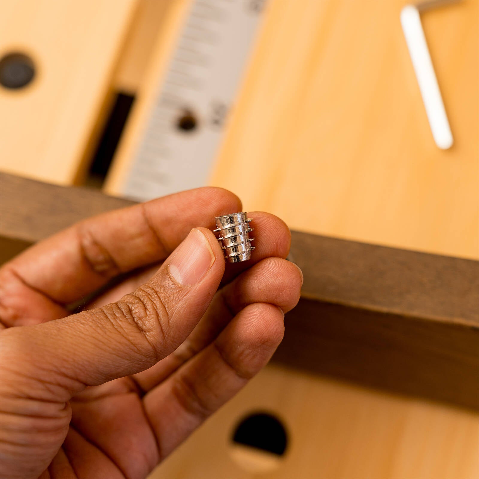 Taskmaster 6 x 13mm Screw In Insert Nut Curved Surfaces 8 Pack