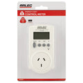Arlec Energy Cost Electrical Meter with LCD Display White PC223