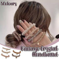 Beaded Scrunchie Hair Tie for Women - Pink - view 2