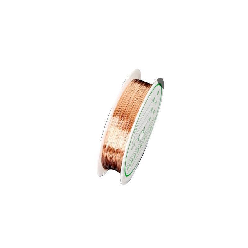 Beading Wire 0.3 mm Jewellery Making Wire Handmade Craft Cord - 1 Roll Brass