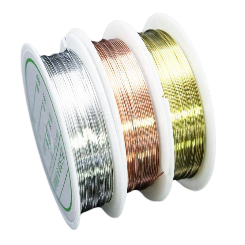 Beading Wire 0.3 mm Jewellery Making Wire Handmade Craft Cord - 1 Roll Silver - view 3