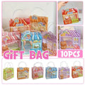 Bear and Rabbit Party Gift Bags, Pack of 10 - Green - view 2