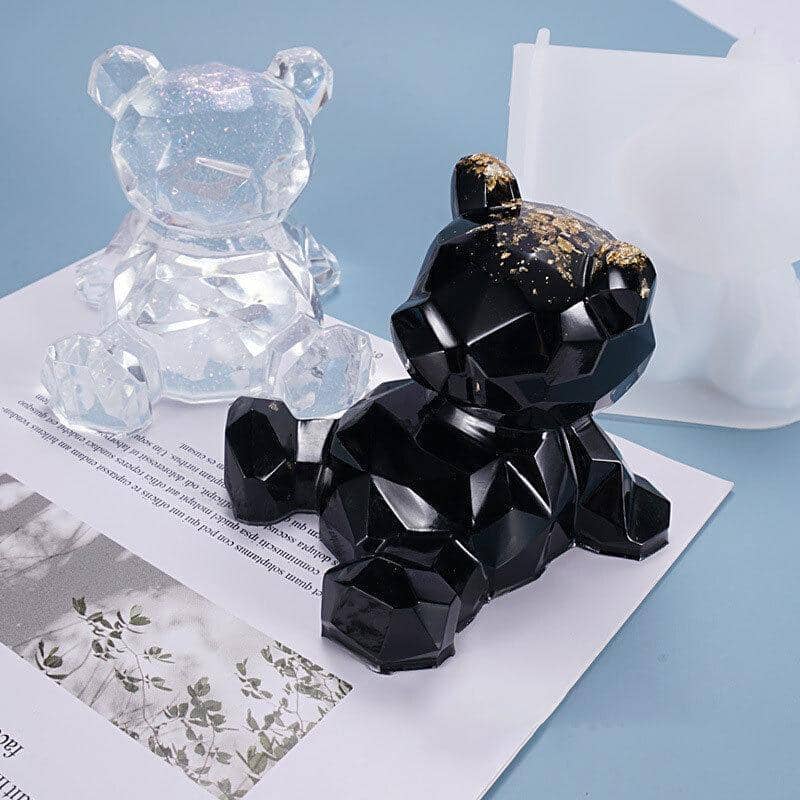 Bear Phone Holder Silicone Resin Casting Mould for DIY Ornaments - view 5
