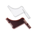 Beard Shaping Template Comb for Trimming and Symmetry - Brown - view 4