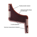 Beard Shaping Template Comb for Trimming and Symmetry - Brown - view 5