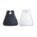 Beard Shaving Apron Cape with Hair Catcher Bib and Suction Cup Hooks, Black - view 3