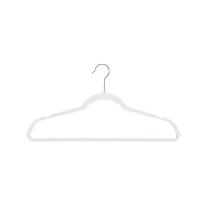 Boxsweden Crystal Clothes Hangers 6 Pack - Space Saving - Clear - 235mm x 445mm
