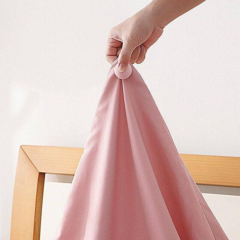 Bed Sheet and Duvet Cover Holder Clips, Pack of 8 - Pink - view 5