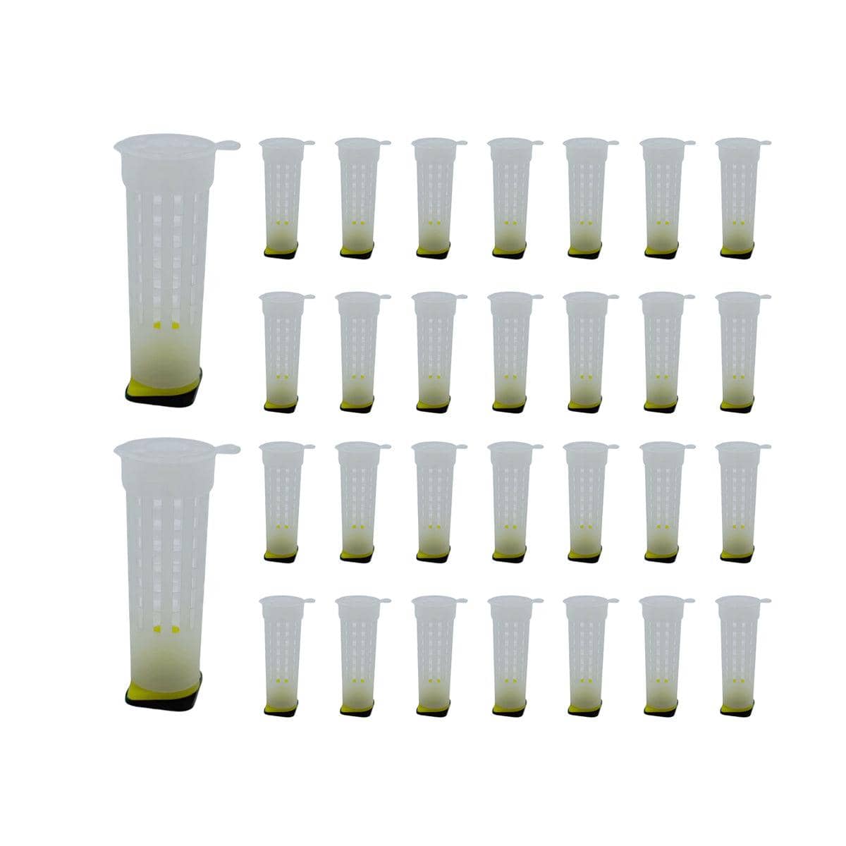 Bee Queen Cell Cups, Anti-Bite Protective Covers for Beekeeping, Pack of 30 - view 2