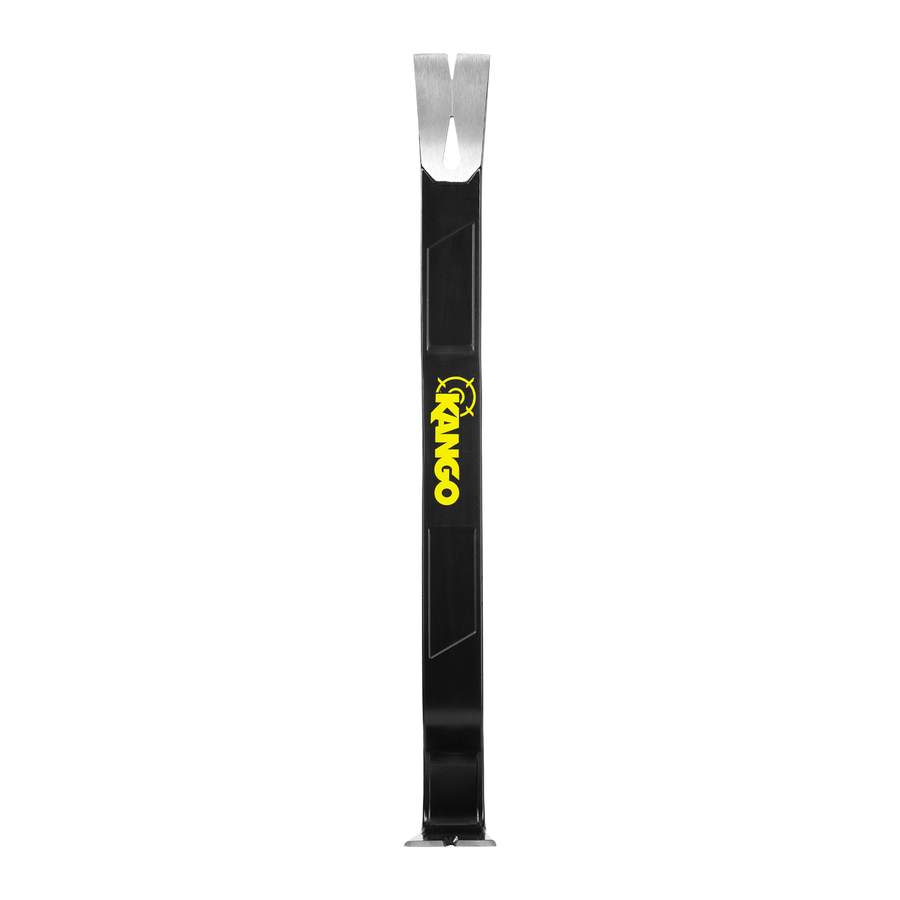 Kango 450mm Flat Pry Bar, Forged Steel with Nail Pullers, KPB450