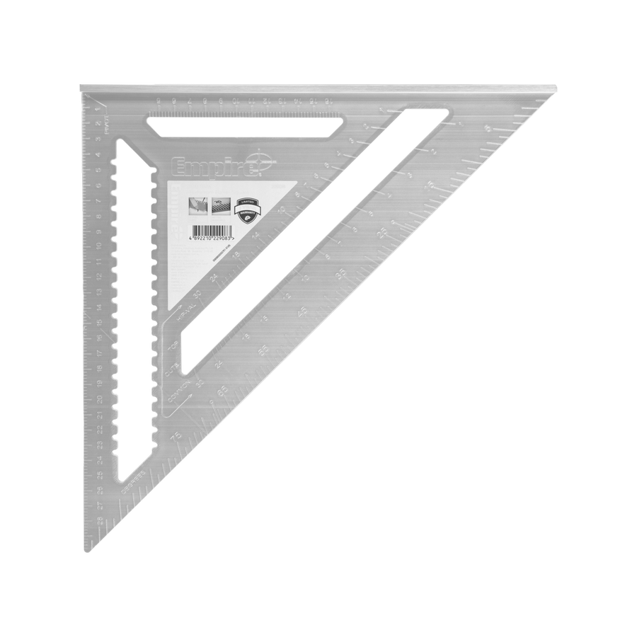 Empire 300mm Aluminium Rafter Square - Durable Tool for Accurate Marking - SuperSaverAU - view 1