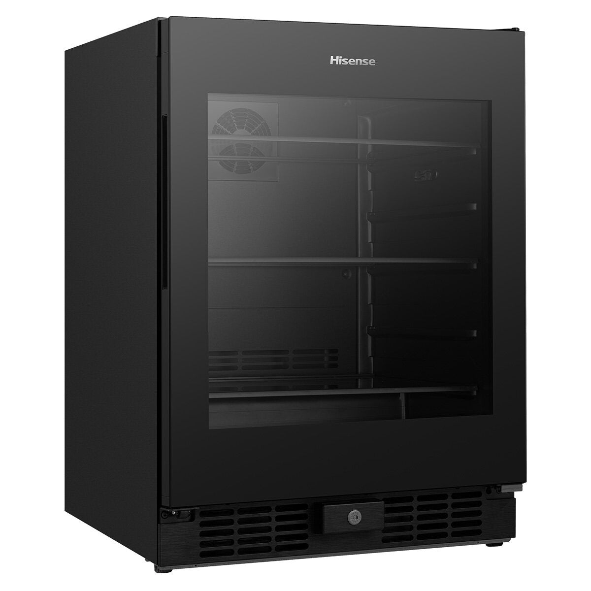 Hisense 137L Beverage Centre - Black, 140 Can Capacity, ConnectLife Enabled, Reversible Door - HRBC137