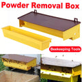 Beehive Pollen Trap Collector Box, Yellow Plastic Beekeeping Tool for Hive Entrances