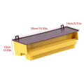 Beehive Pollen Trap Collector Box, Yellow Plastic Beekeeping Tool for Hive Entrances - view 3