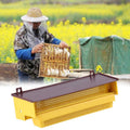 Beehive Pollen Trap Collector Box, Yellow Plastic Beekeeping Tool for Hive Entrances - view 4