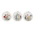 Beginner Embroidery Kit with 20 cm Hoop - Red and Peach Wildflower Design - view 3