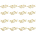 Beige 5 Compartment Prep Trays Pack of 16 27 x 16.8 cm PET - view 2