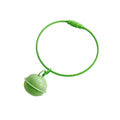Bell Keychain with Wire Loop Key Ring - Green