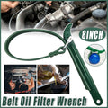 Belt Oil Filter Wrench for Car Oil Filters - Green