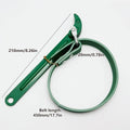 Belt Oil Filter Wrench for Car Oil Filters - Green - view 3