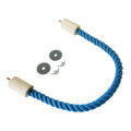 Bendable Cotton Rope Bird Perch for Parrots - Blue, 100 cm