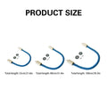 Bendable Cotton Rope Bird Perch for Parrots - Blue, 80 cm - view 3