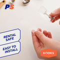 Permastik Large Clear Removable Self-Adhesive Refill Strips 24 Pack