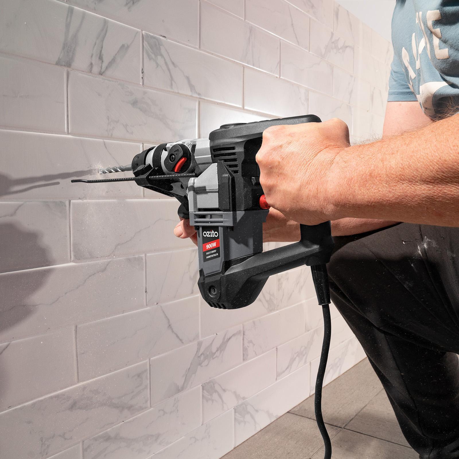 Ozito 900W 3.5J Corded Rotary Hammer Drill Kit RHD-9035