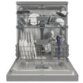 Beko 60cm Freestanding Dishwasher - 14 Place Settings, Stainless Steel, Auto Program, Steam Gloss - BDFB1430X