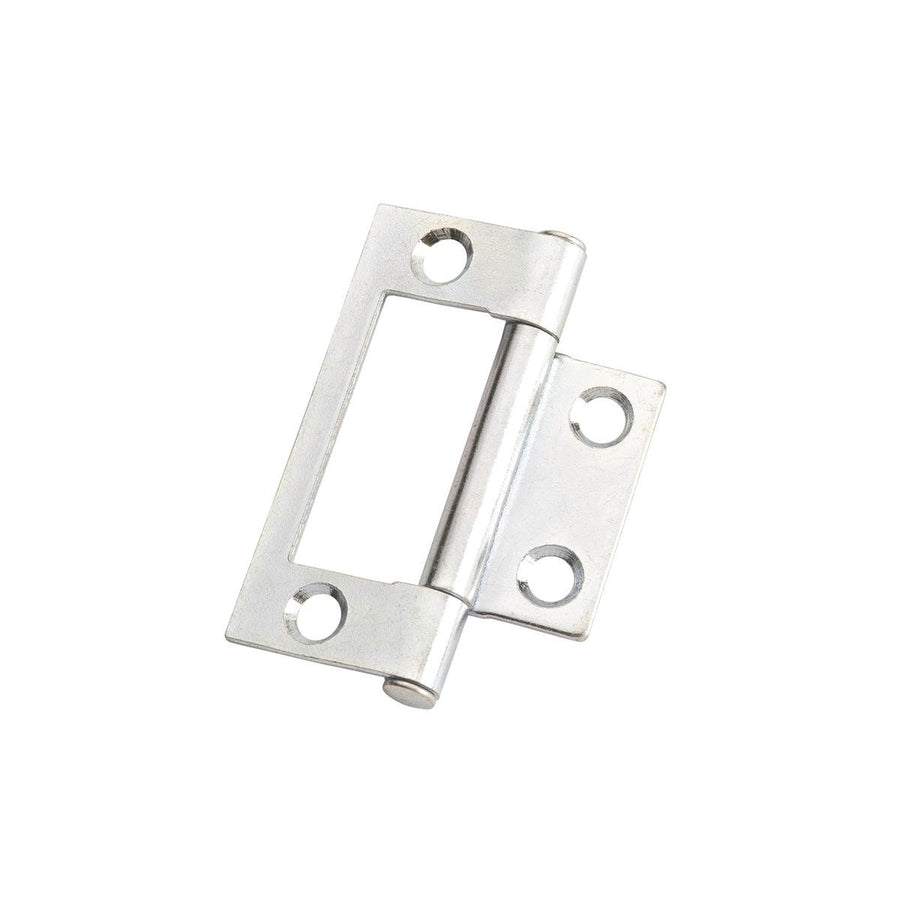 Lane Zinc Plated Fixed Pin Non Mortise Hinge 50x40x1.2mm Security - SuperSaverAU - view 1