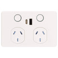 DETA Touch Double Power Point with USB-A & USB-C PD20W Fast Charging Indoor
