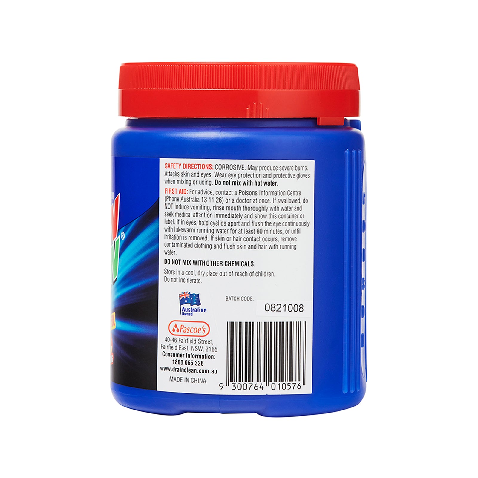 Drain Clean 500g Crystals - White